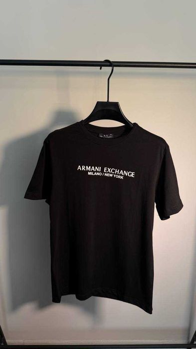 Стильна футболка Armani Exchange  Milano/New York Black
