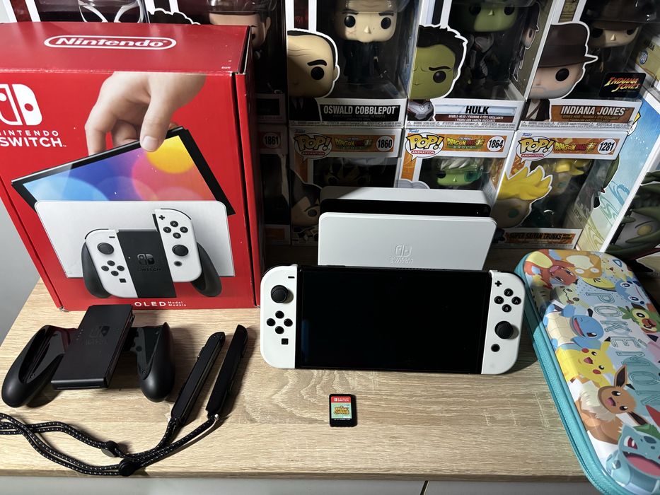 Nintendo switch Oled+ Gra i Etui