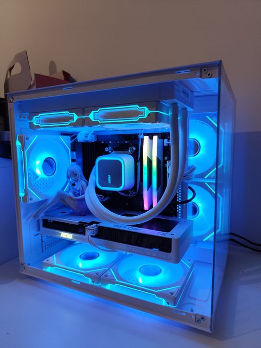 Komputer Gamingowy – RTX 5060 Ti 16GB | R5 7500F | DDR5 32GB | Biały