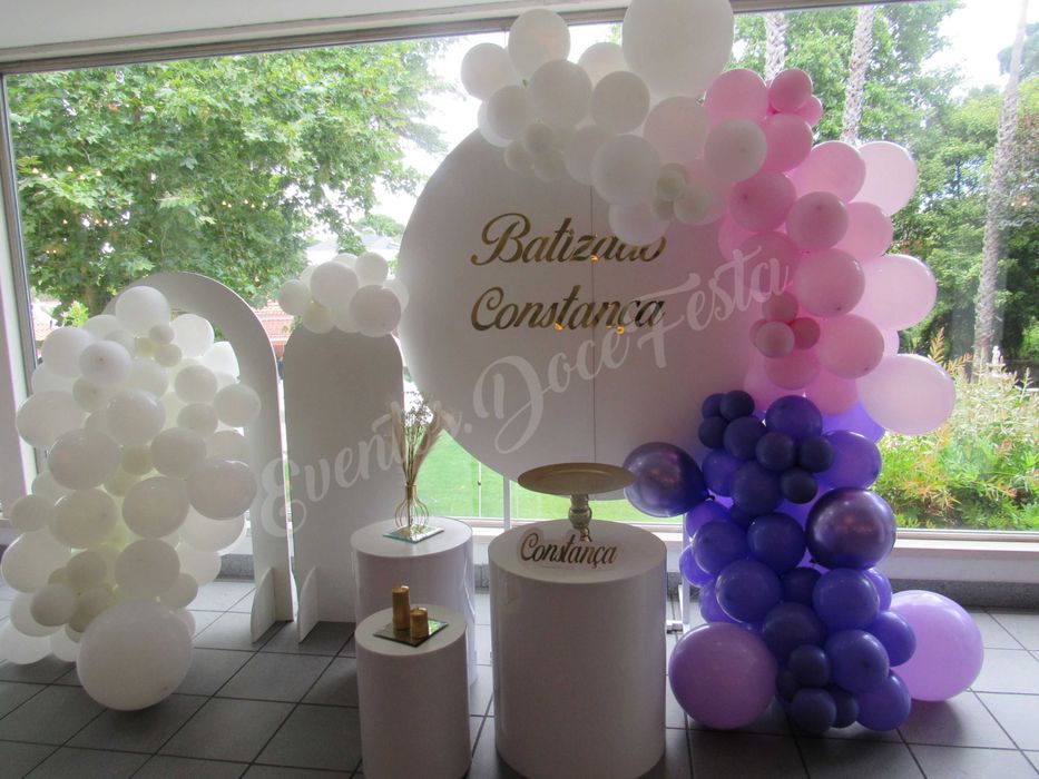 Decoração Batismo, Festa aniversário, chá de bebe, chá revelação,