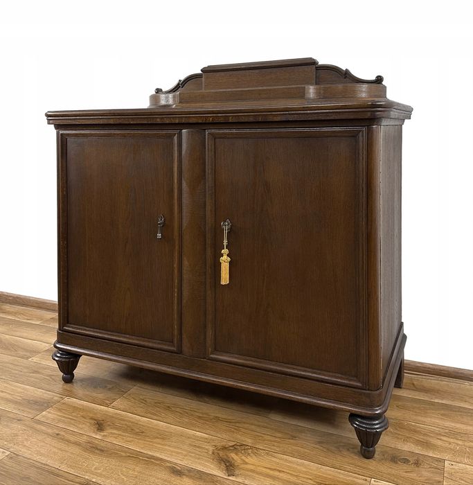 KOMODA POMOCNIK antyk 2 szuflady szafka pod TV RTV