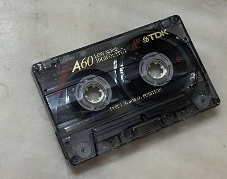 Cassete TDK A60 para colecionadores