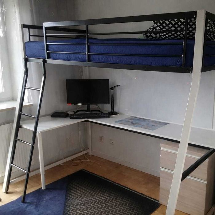 Łóżko antresola Malica, piętrowe