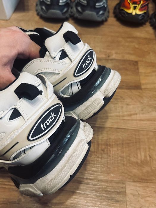 Balenciaga Track Sneaker White Black 44 Кросівки Баленсіага Трек траки Білі Чорні Нові Чоловіче Взуття 1 New
