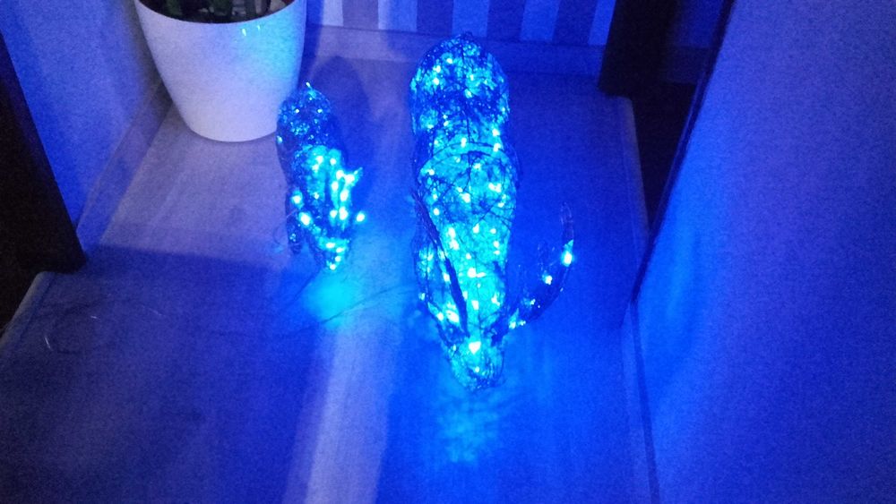 Renas de Natal com led