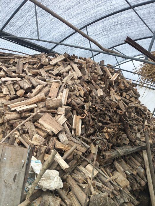 Lenha seca de mistura