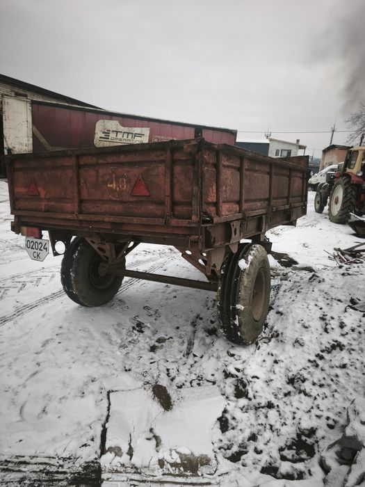 Причіп одноосний до трактора