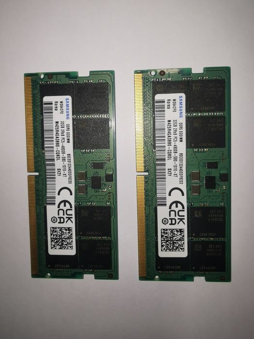 Pamięć ram sodimm samsung 32gb ddr5 4800mhz!!!