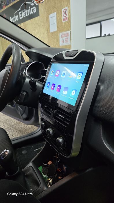 Rádio Android 14 com GPS Renault Clio 4 (Novo)