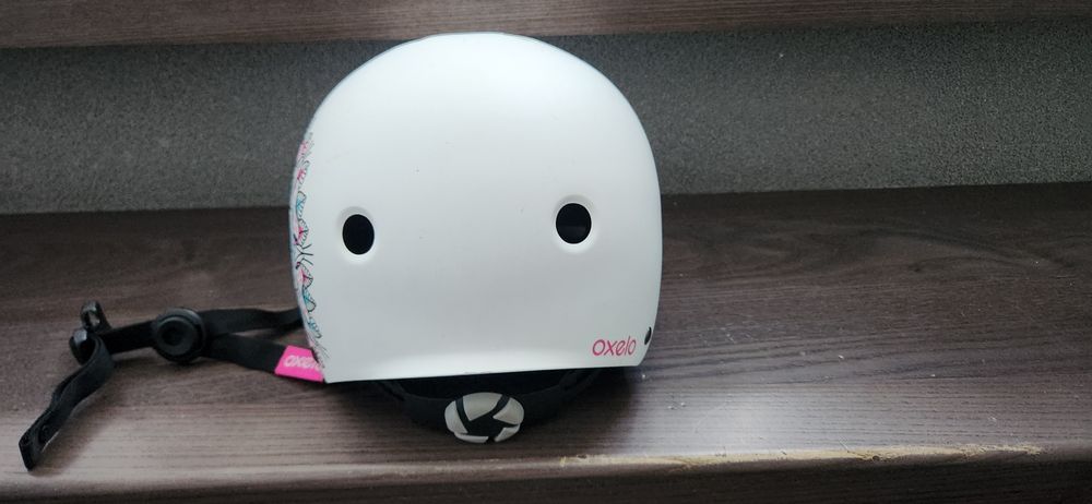 Kask Oxelo S  52-57 na rower rolki dla dziewczynki