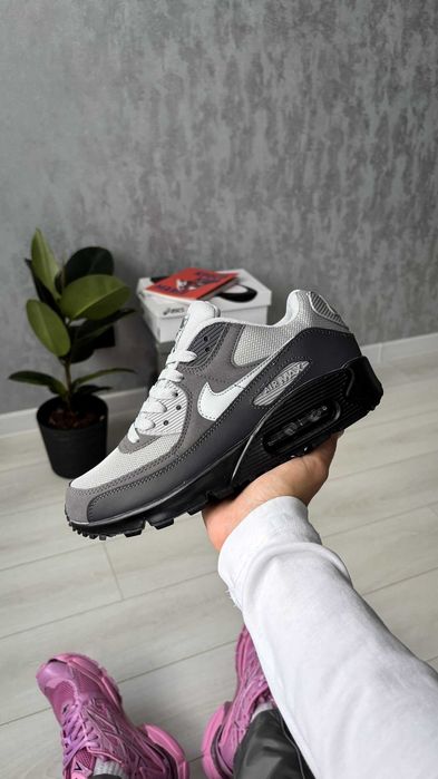 !SALE! Nike Air Max 90 Grey/Black 36 37 38 39 40 41 42 43 44 45 найк аір макс
