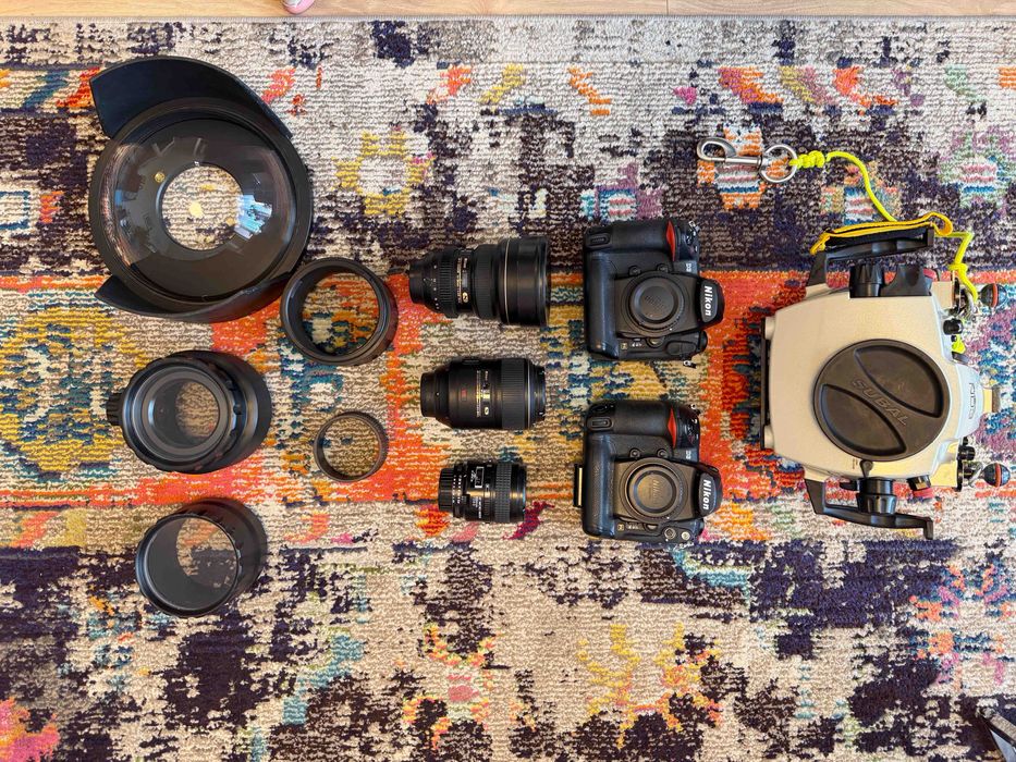 zestaw do fotografii podwodnej Nikon + Subal.