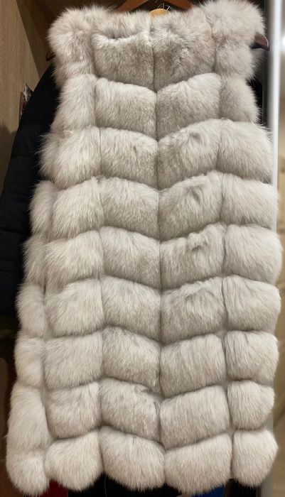Меховая жилетка, размер S/M