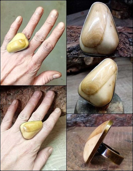 pierścionek drewniany rękodzieło artystyczne handmade