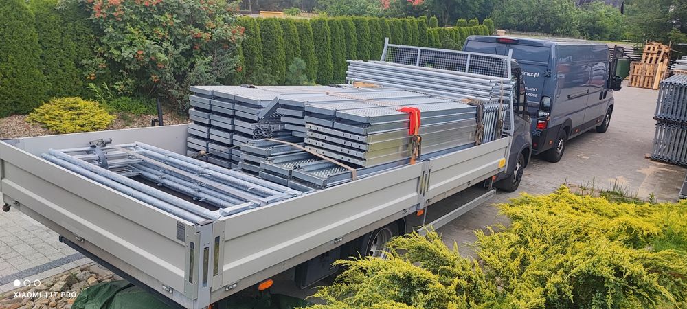 Rusztowanie elewacyjne nowe 215 m2 Plettac