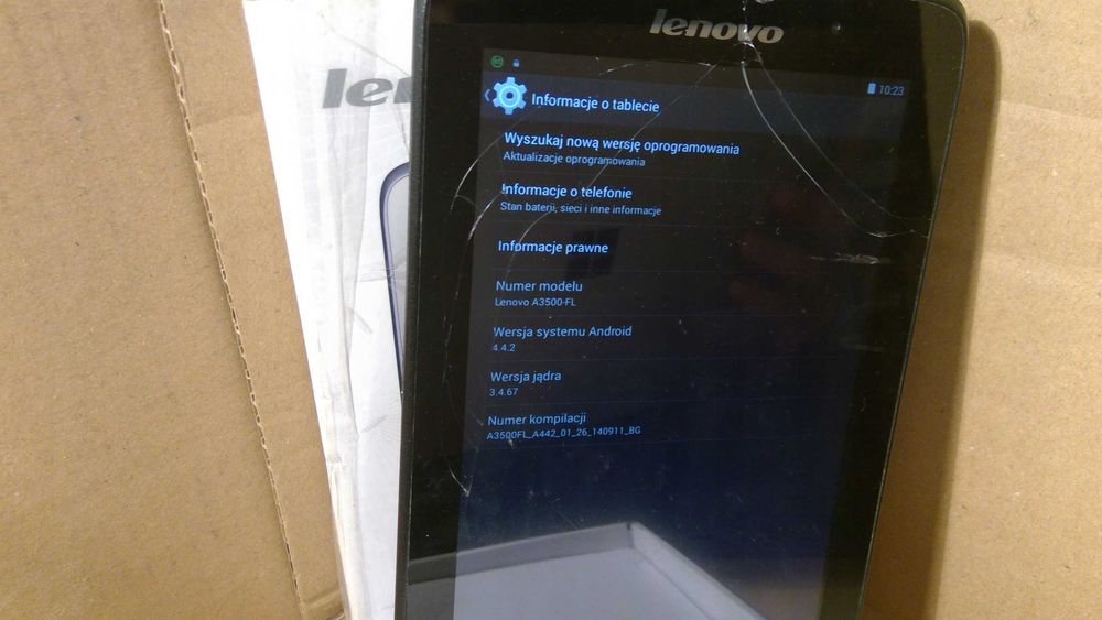 Tablet Lenovo A3500FL A7-40 7" L121
