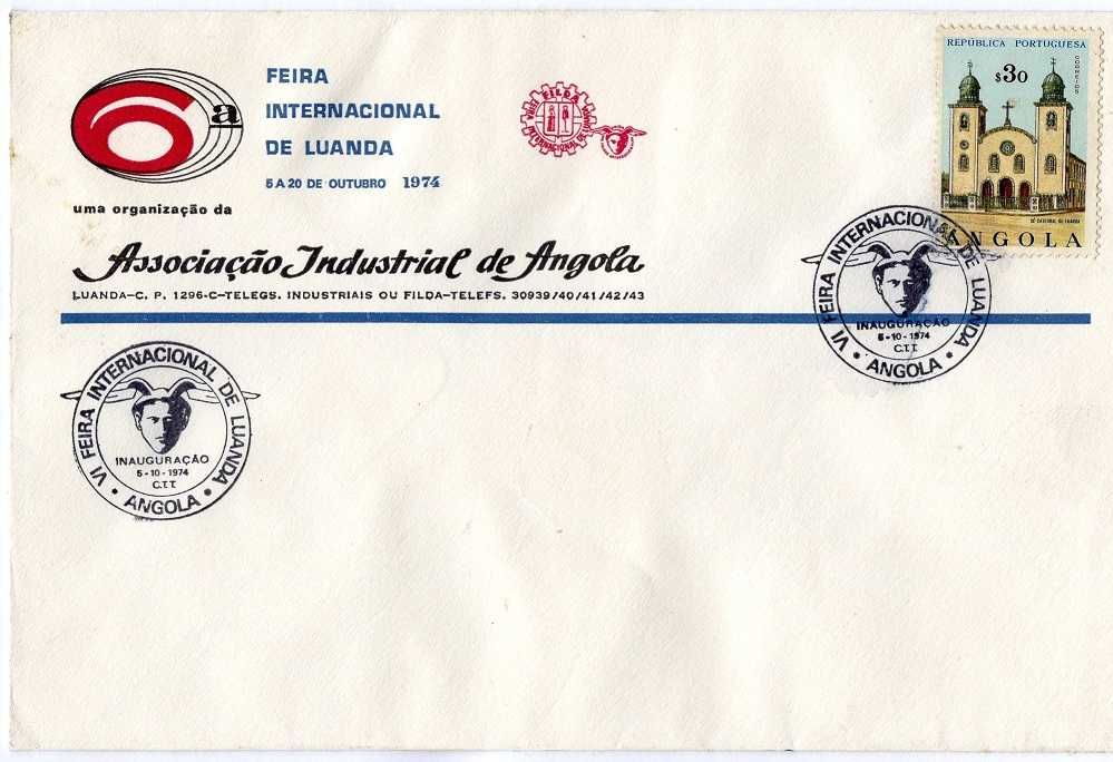 Angola - 1974out05 = 6ªFeira Internacional Luanda - Inauguração