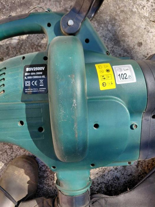 Soprador elétrico usado BSV2500V