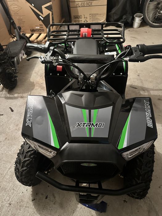 Moto elétrica infantil 1000W - mini bazou VERDE - semi novo [COM GARANTIA]