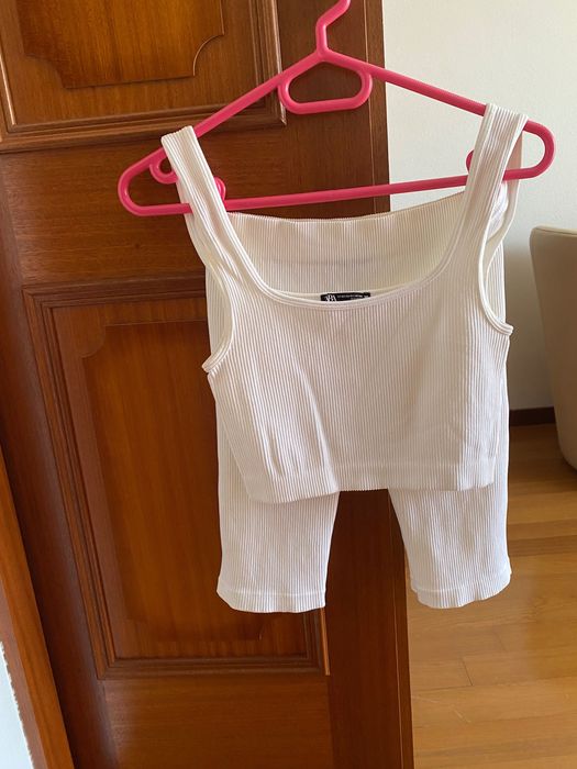 Conjunto ZARA branco S