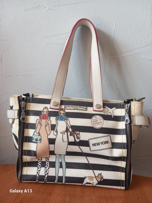 Barbara Rihl Paris oryginalna torebka skórzana