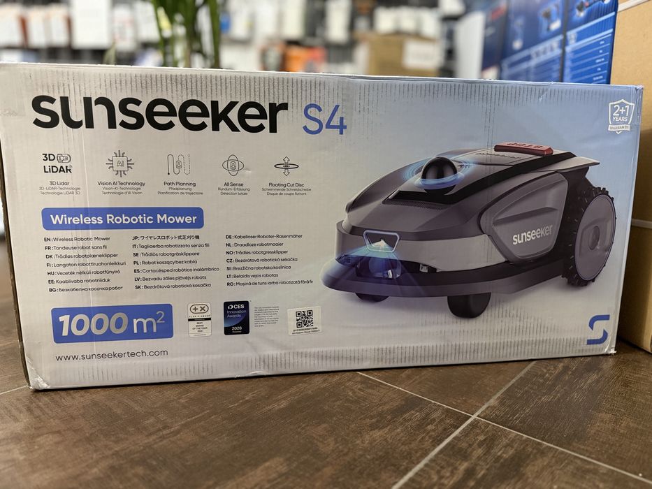 Bezprzewodowy robot koszący Sunseeker S4 Lidar & Visual Poznań Długa14