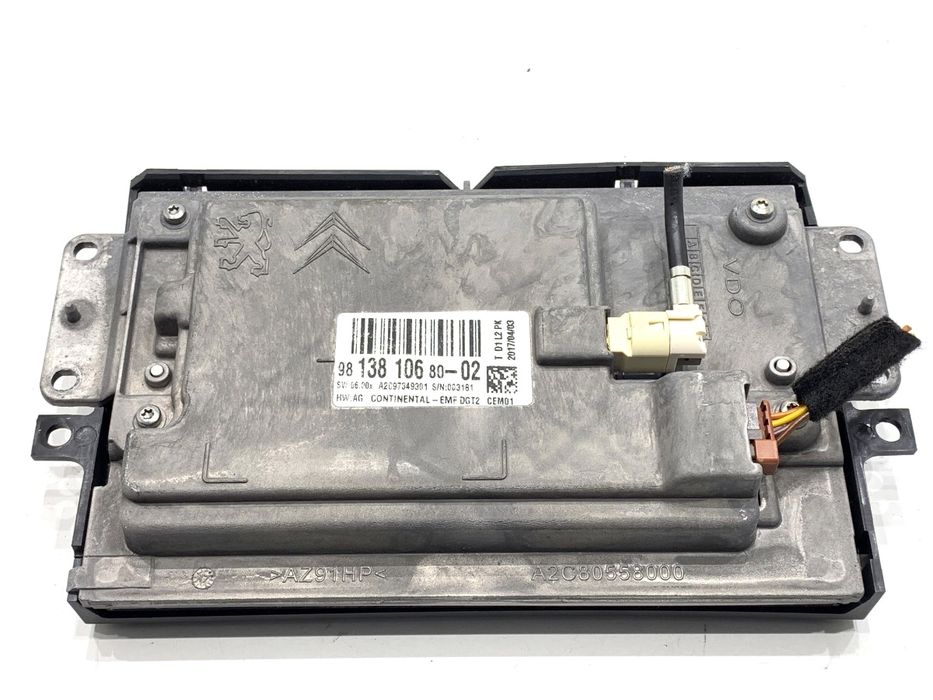 WYŚWIETLACZ CITROEN C4 II 9813810680 EKRAN MONITOR, MULTIMEDIA