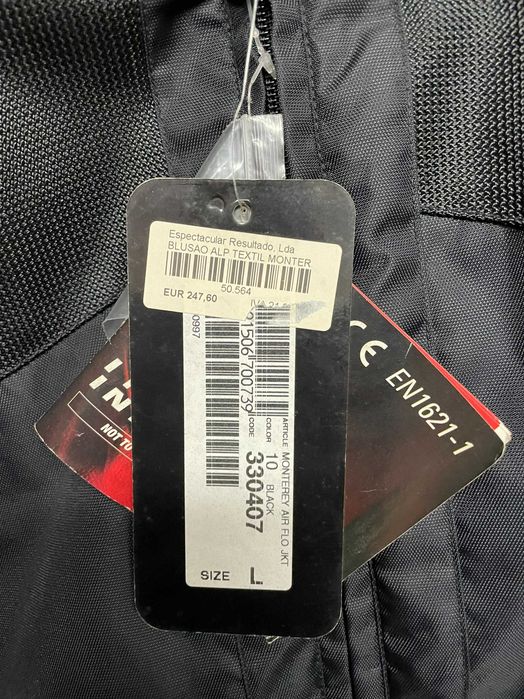 Blusão para motociclismo Alpinestars modelo 330407