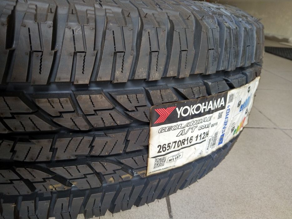Шини Yokohama GEOLANDAR A/T G015 265/70 R16 112H Виробник Таїланд
