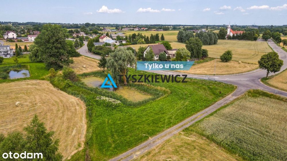 Działka z własnym stawem