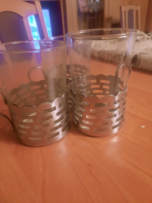 Koszyki i szklanki PRL