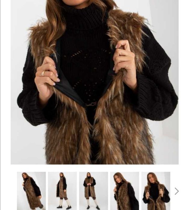 Futerko długie, bezrękawnik