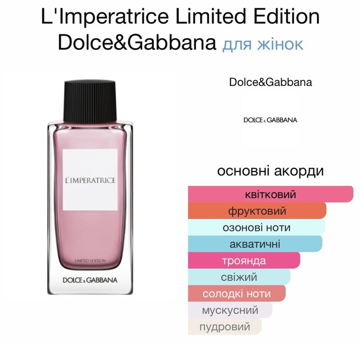Парфумована вода Dolce&Gabbana L'Imperatrice 100мл.