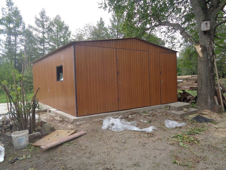 Garaż Blaszany Schowek Magazyn na budowę