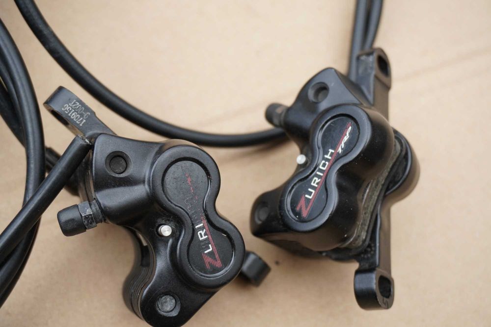 Komplet Hamulce 4-tłoczkowe TRP Zurich E-Bike Specialized Vado | Czujnik Brose | 693g