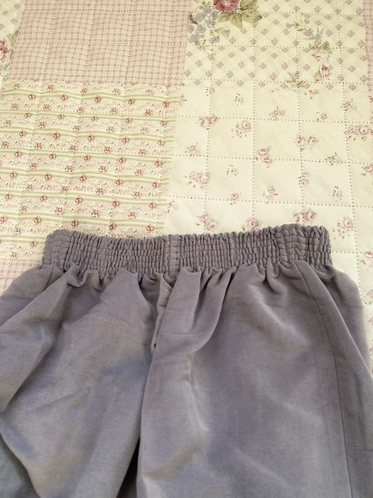 Szare proste spodnie S 36 M 38 basic gumka w pasie