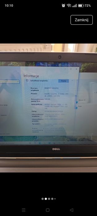 Laptop Dell P51F Stan Idealny