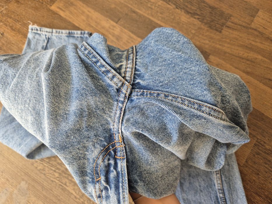 Jeansy mom fit H&M prosta nogawka