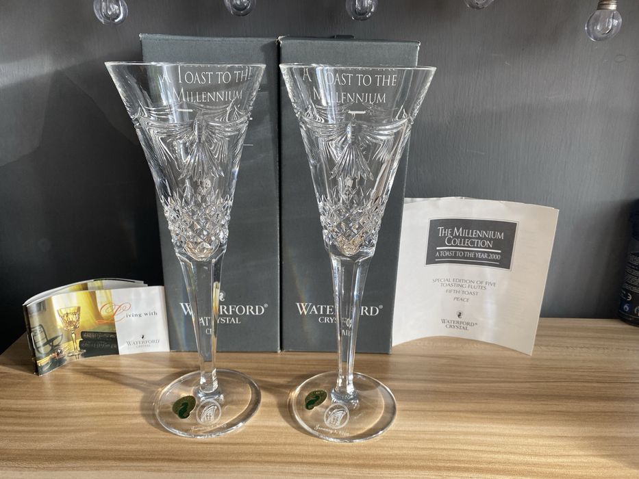 Kieliszki kryształ waterford 2000 do wina szampana