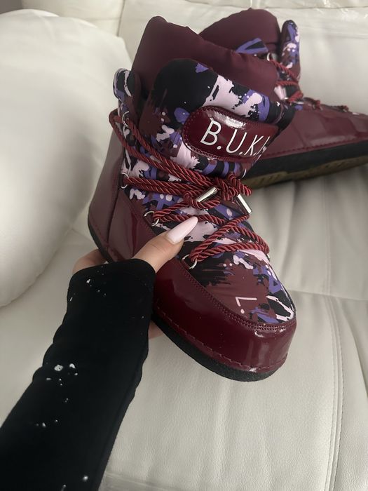 Moon boot луноходи снігоходи 38 бургунді 37  buki lapti