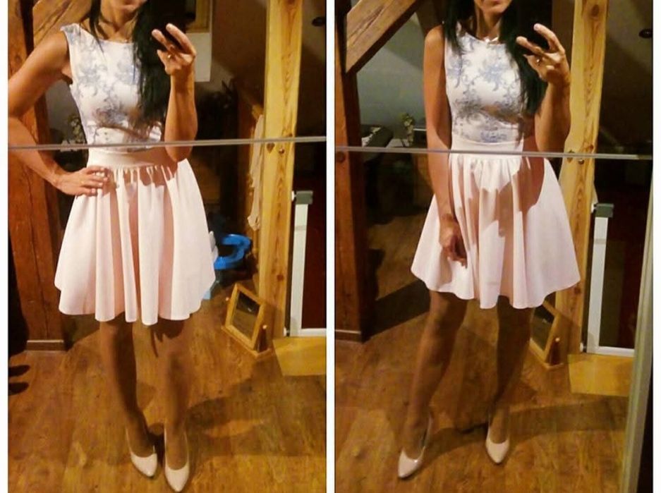 Śliczna sukienka r 36  stan idealny