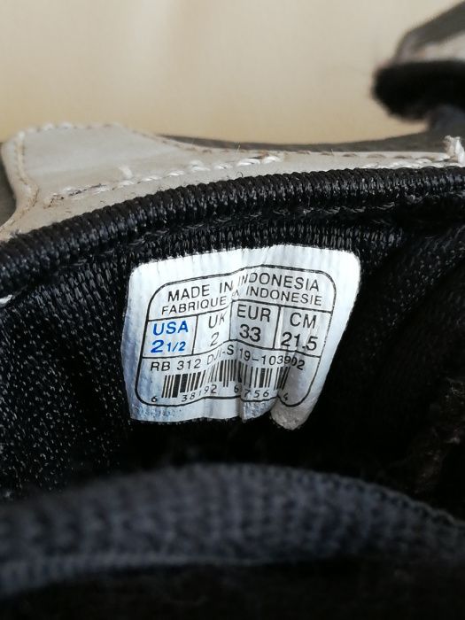 Czarne buty Reebok 33