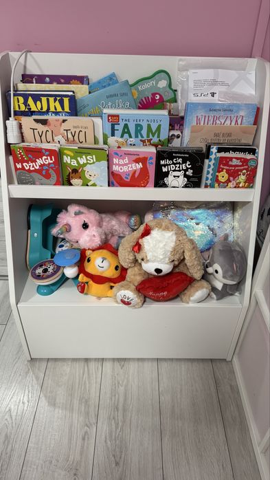 Regal na ksiazki z szuflada BERGIG