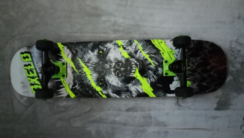 Deskorolka oxelo skate MID 5 Wolf green