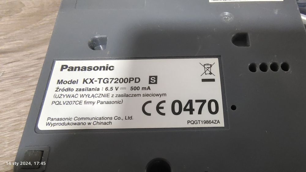 Telefon bezprzewodowy Panasonic