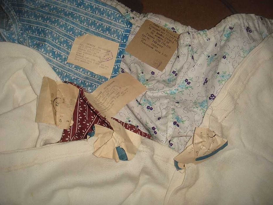 Мужское нижнее белье, СССР