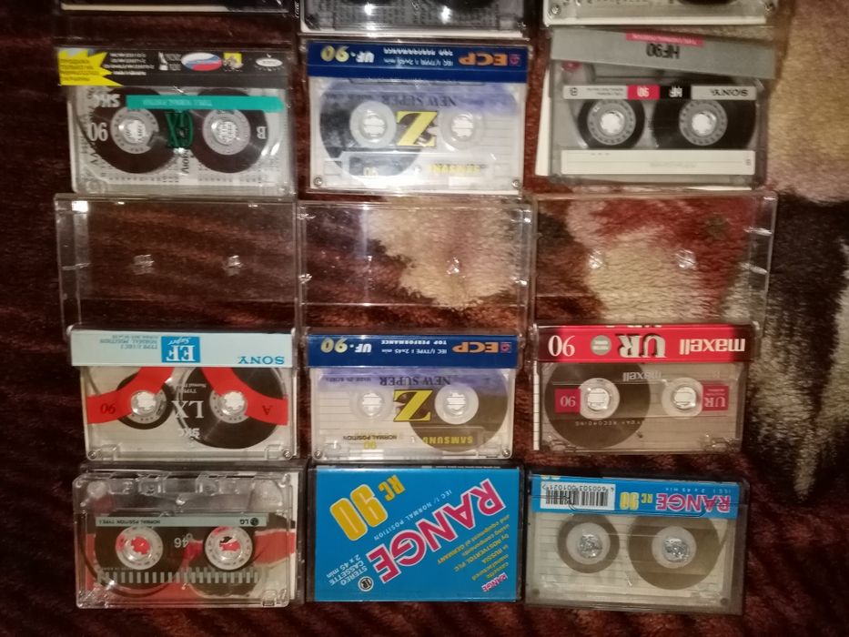 Хорошие кассеты с записью. Студийная запись на аудио кассетах