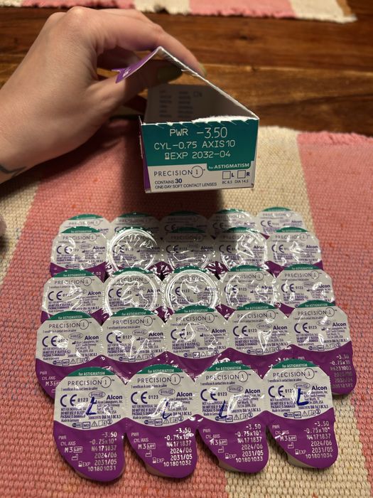 Soczewki kontaktowe jednodniowe Precision 1 for Astigmatism