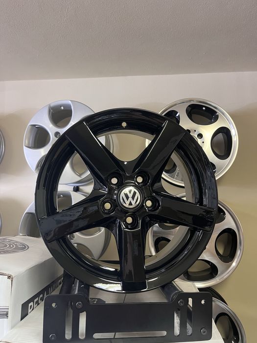 Jantes 16” 5x112 Pretas Compativeis VW Caddy Golf Audi A3 Seat Leon