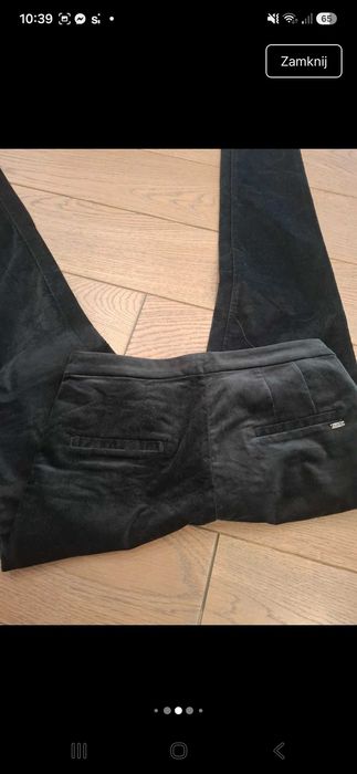 Welurowe spodnie esprit 40